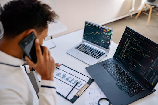 Budgeting tools on a laptop
