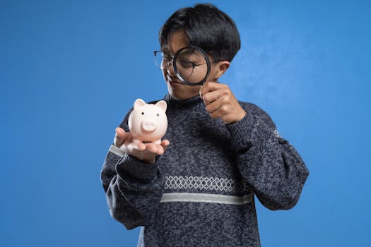 a person budgeting their finances